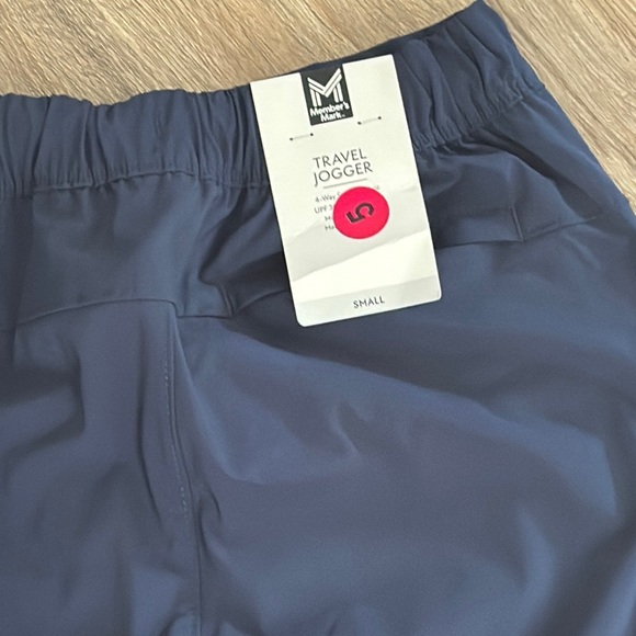 Men's Navy Blue Members Mark Jogger Pants - Picture 7 of 7